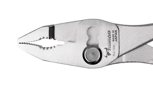 Tsunoda PLC-150U, Wide-Contact Slip Joint Pliers, 6-Inch | Heavy-Duty Japan-Made Hand Tool thumbnail 2