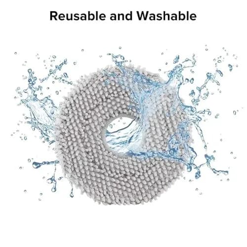 Electropan 10pcs Microfiber Mop Pads for Ecovacs Deebot X1 Omni/T20 Omni/X2 Omni/T30S/Yeedi M12 Pro+ Robot Vacuums thumbnail 6