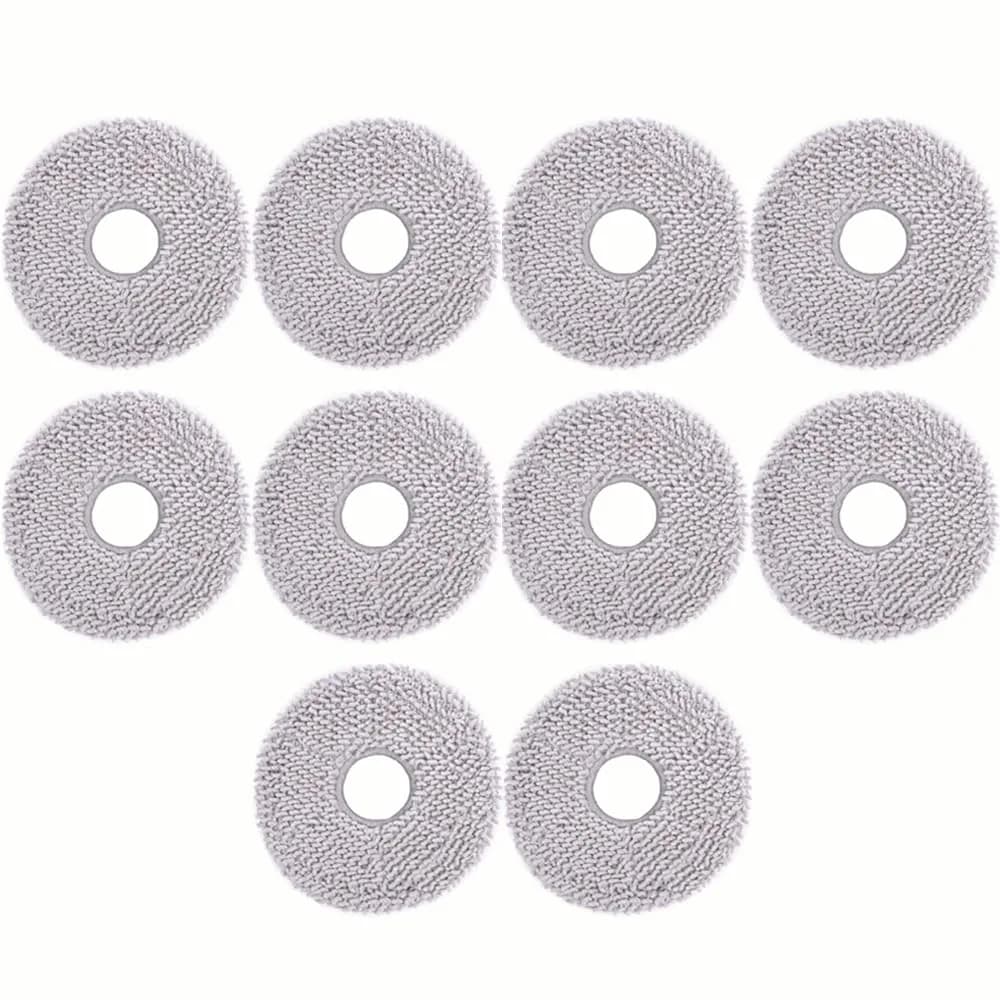 Electropan 10pcs Microfiber Mop Pads for Ecovacs Deebot X1 Omni/T20 Omni/X2 Omni/T30S/Yeedi M12 Pro+ Robot Vacuums — deebot mopping pads