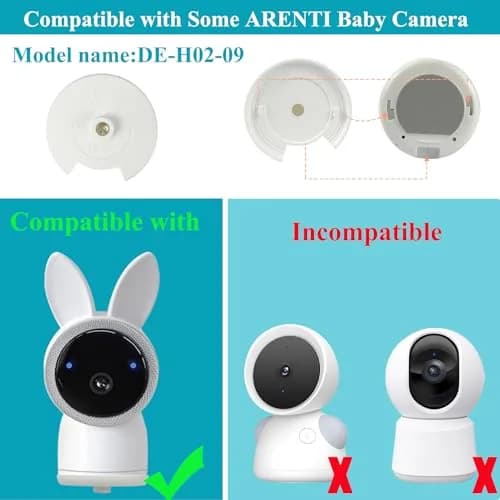 Derebir Flexible Baby Monitor Mount Holder Stand for ARENTI Cameras & Most 1/4" Screw Mounts | 85.6 cm (33.7 inch) thumbnail 2