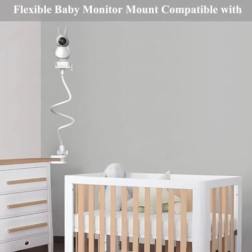 Derebir Flexible Baby Monitor Mount Stand 85.7 cm (33.75 inches) | Secure Crib Clamp for Clearer Views thumbnail 7