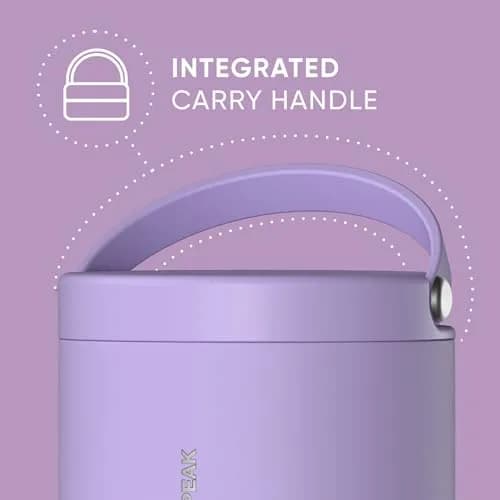 Hydrapeak 18oz Stainless Steel Vacuum Insulated Food Jar | 532ml (18 Fl Oz) Hot & Cold Food Container thumbnail 2