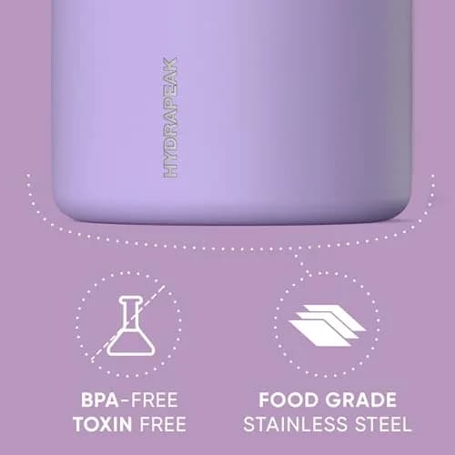 Hydrapeak 18oz Stainless Steel Vacuum Insulated Food Jar | 532ml (18 Fl Oz) Hot & Cold Food Container thumbnail 4
