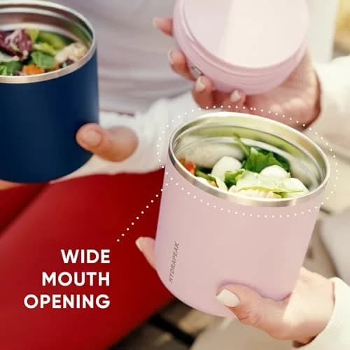 Hydrapeak 25oz Stainless Steel Vacuum Insulated Food Jar | Kids Jar for Hot Food and Cold Food, Wide Mouth Leak-Proof Soup Jar for Adults, 709ml (25 Fl Oz) thumbnail 7