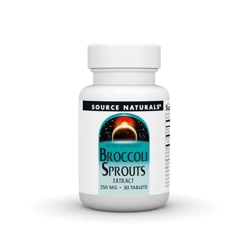 Source Naturals Broccoli Sprouts Extract 250 mg | Sulforaphane 2000 mcg, 30 Tablets, Gluten-Free thumbnail 1
