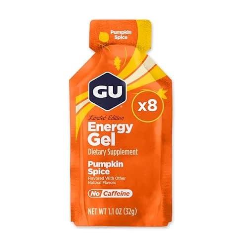 GU Energy Original Energy Gel Pumpkin Spice 1.1 Fl Oz (8.8 Fl Oz) | Dual Source Energy for Athletes thumbnail 1