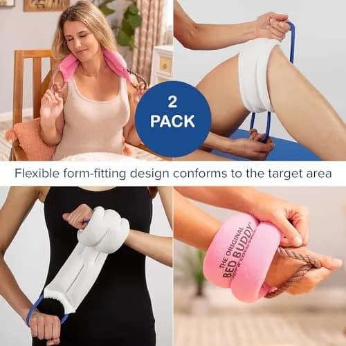 Bed Buddy Hot and Cold Neck Wrap 2 Pack | Moist Heat & Cold Therapy for Neck & Muscles thumbnail 5