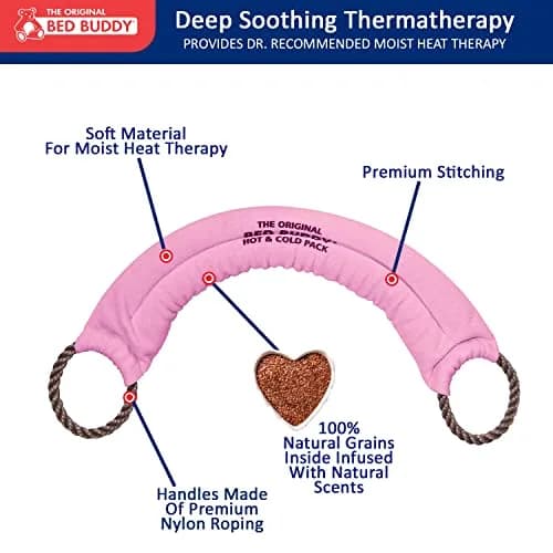 Bed Buddy Hot and Cold Neck Wrap 2 Pack | Moist Heat & Cold Therapy for Neck & Muscles thumbnail 2