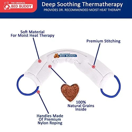 Bed Buddy Hot and Cold Neck Wrap 2 Pack | Moist Heat & Cold Therapy for Neck & Muscles thumbnail 3