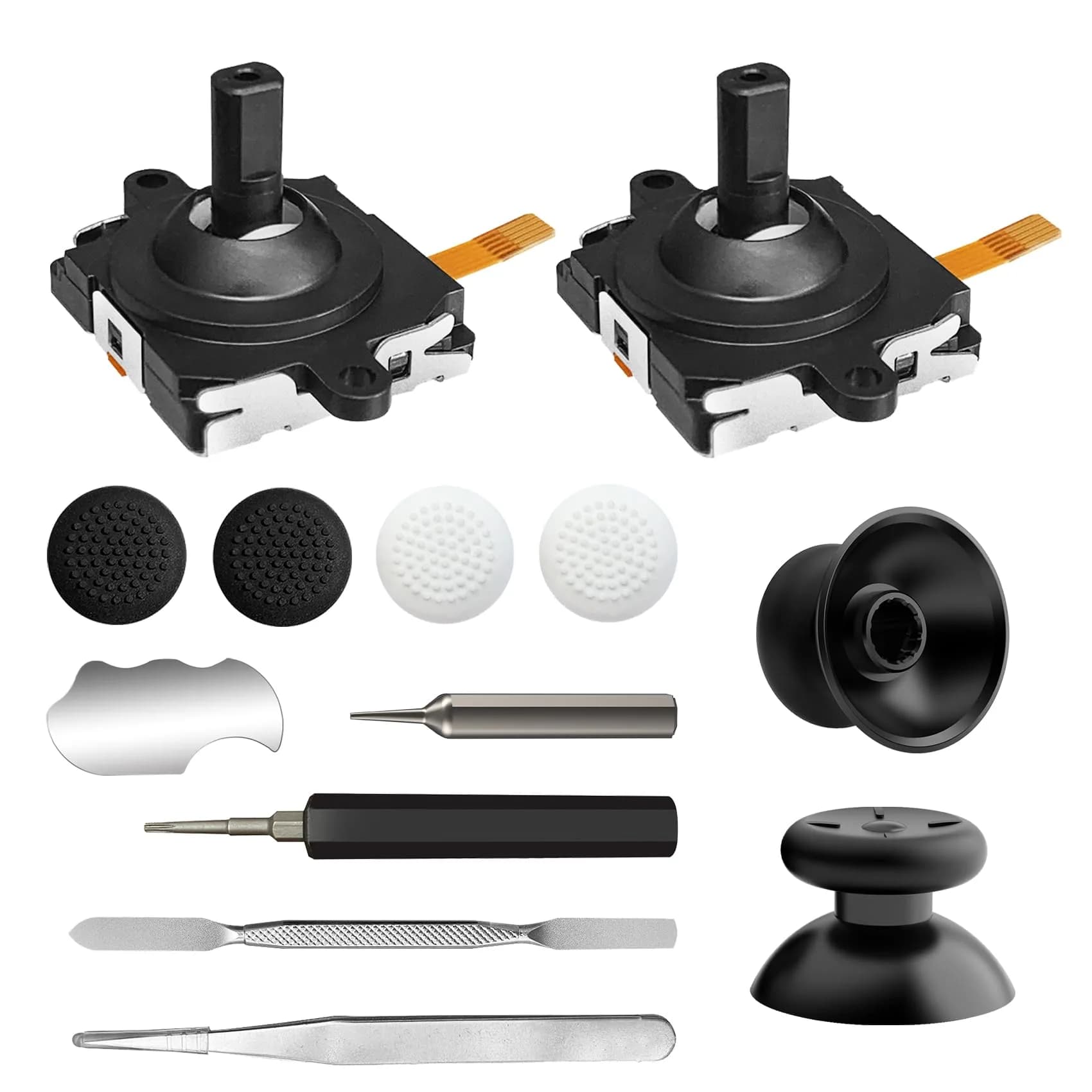 OLCLSS Joystick Replacement Kit for Oculus Quest 2/3 Controllers | 13-in-1 Repair Set - main product image