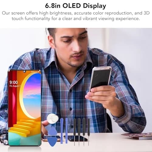 Diyeeni Velvet 5G G9 Screen Replacement 6.8in | 3D Touch Digitizer with Fingerprint thumbnail 3