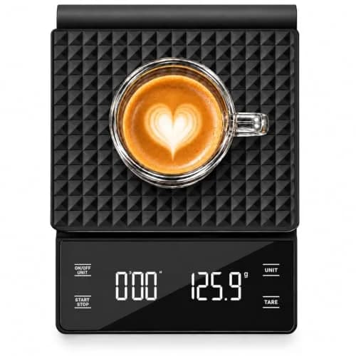 Nkove Digital Coffee Scale with Timer, 0.1g Precision, 3kg Capacity | Compact & Accurate for Home & Cafe thumbnail 1