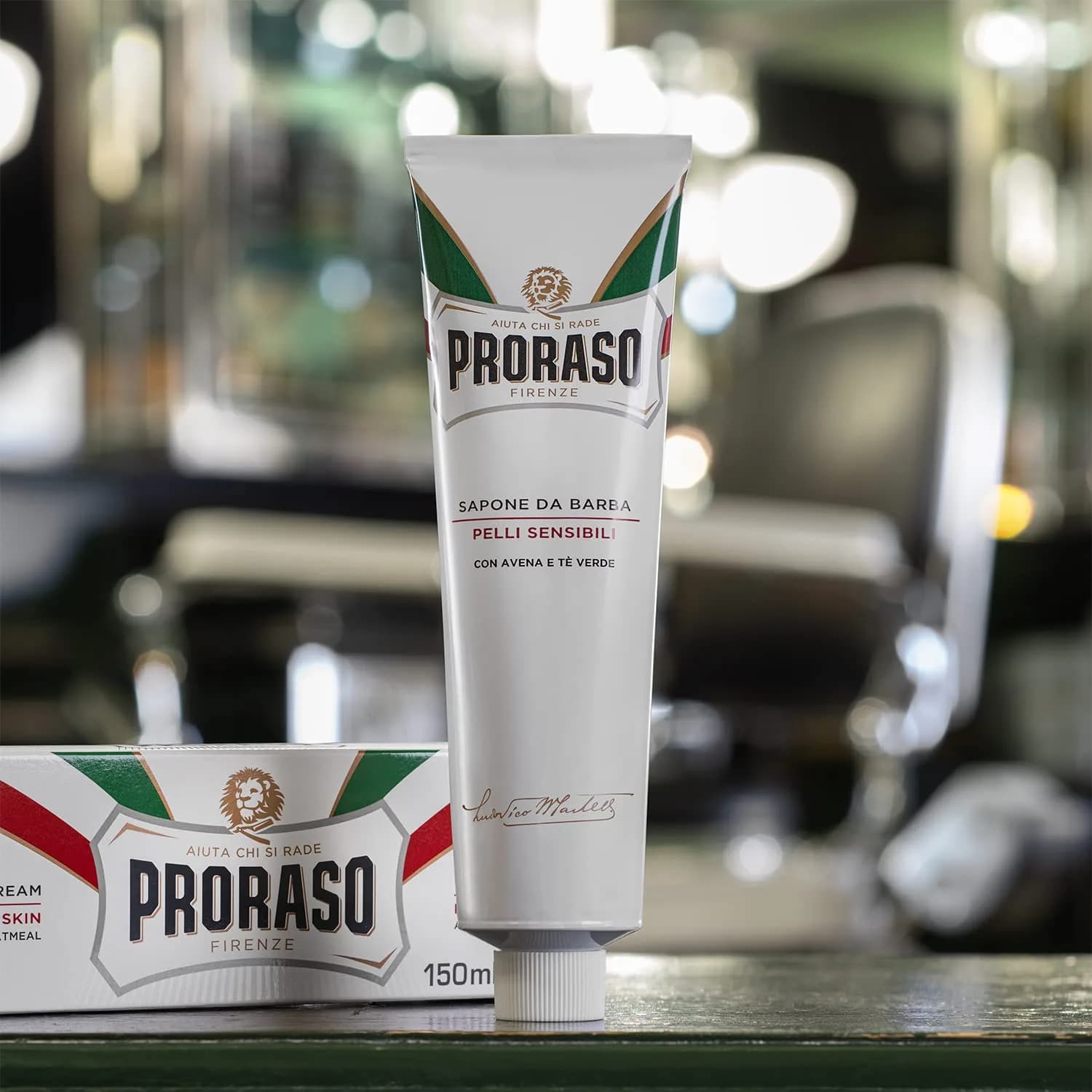 Proraso Shaving Cream Oatmeal & Green Tea 300ml (10.2 Fl Oz) | Nourishing & Gentle Formula for Sensitive Skin - view 6