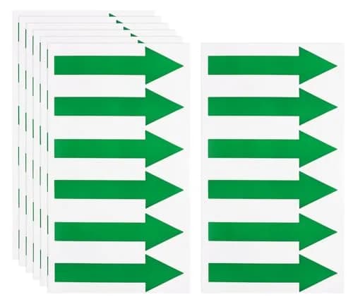 Mini Skater Directional Arrow Stickers 144pcs | Waterproof PVC Floor Wall Decal for Classroom & Events thumbnail 1