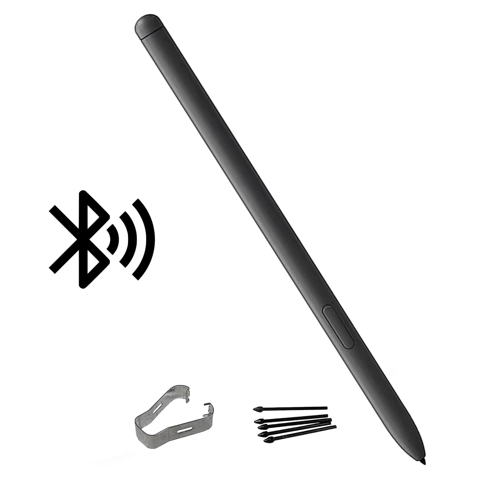 Dakexiong Galaxy S9 Ultra S Pen Replacement for Samsung Galaxy Tab S9 Plus Stylus Pen with Bluetooth (Black) + 5 Tips