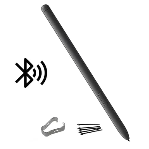 Dakexiong Galaxy S9 Ultra S Pen Replacement for Samsung Galaxy Tab S9 Plus Stylus Pen with Bluetooth (Black) + 5 Tips thumbnail 1