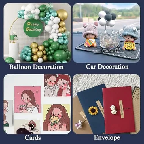LMJIA Sticky Tack for Wall Hanging 500 Pcs | Removable Poster Putty & Mounting Putty thumbnail 5