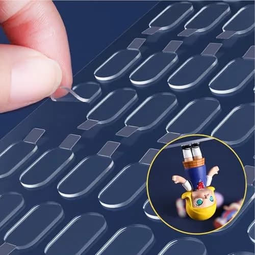 LMJIA Sticky Tack for Wall Hanging 500 Pcs | Removable Poster Putty & Mounting Putty thumbnail 1