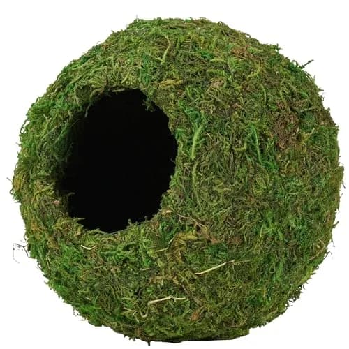 USMOLA Mossy Caves Hideout for Reptiles & Amphibians | 159g (5.6 oz) Woodland Green thumbnail 1