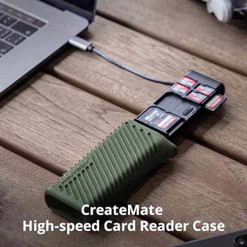 PGYTECH SD Card Reader USB 3.1 Micro SD 4.0 Card Case, Memory Card Reader | Ultra-Speed Data Transfer, IP54 Waterproof, Type-C Compatible thumbnail 2