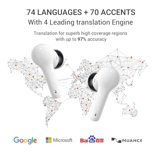 ANFIER M6 Translator Earbuds Language Translator Device 144 Languages | Rapid 0.5s Translation, Music & Calls thumbnail 5