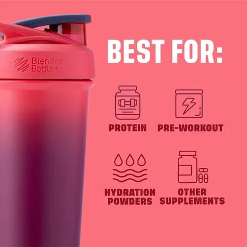 BlenderBottle Sport Sleek Stainless Steel Shaker Bottle 740ml (25 oz) | Keeps Drinks Cold 24 Hours thumbnail 4