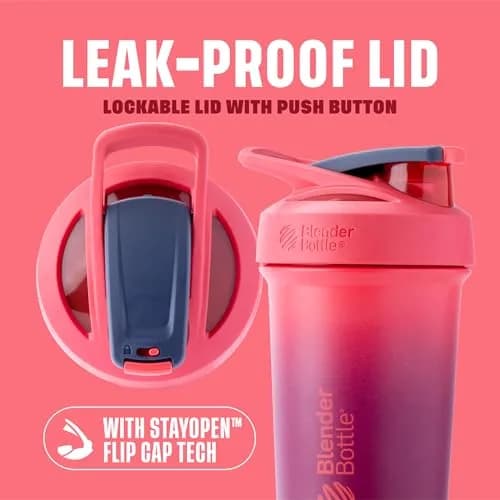 BlenderBottle Sport Sleek Stainless Steel Shaker Bottle 740ml (25 oz) | Keeps Drinks Cold 24 Hours thumbnail 2