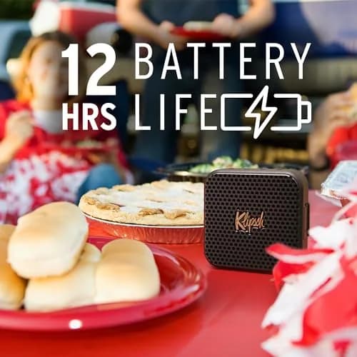 Klipsch The Austin Portable Bluetooth Speaker 10.5 cm (4.13"W) | IP67 Waterproof, 12-Hour Battery thumbnail 2
