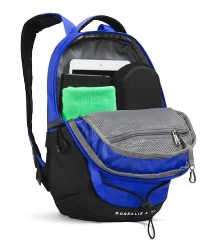 The North Face Mini Borealis Backpack 10L (Solar Blue/TNF Black) | Everyday Commuter Daypack thumbnail 5
