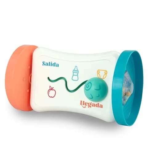 BEBÉ FUERTE Marathon Maze 2-in-1 Activity Mirror | Sensory & Bilingual Baby Toy for 3+ Months thumbnail 1