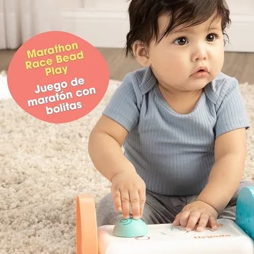 BEBÉ FUERTE Marathon Maze 2-in-1 Activity Mirror | Sensory & Bilingual Baby Toy for 3+ Months thumbnail 4