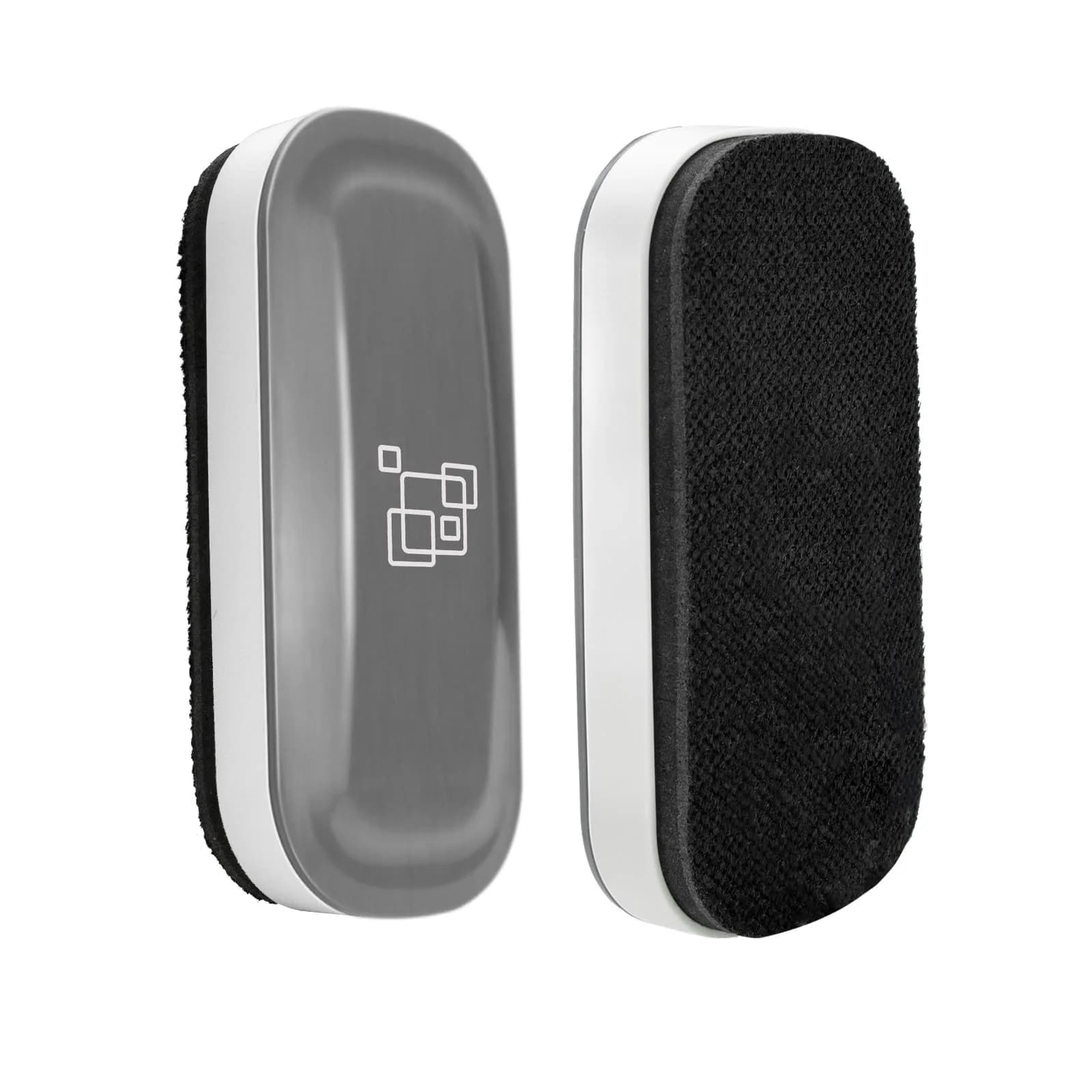 maxtek Magnetic Dry Erase Eraser 2-Pack | Gray, 12.7 cm (5 Inch) Length — Gray