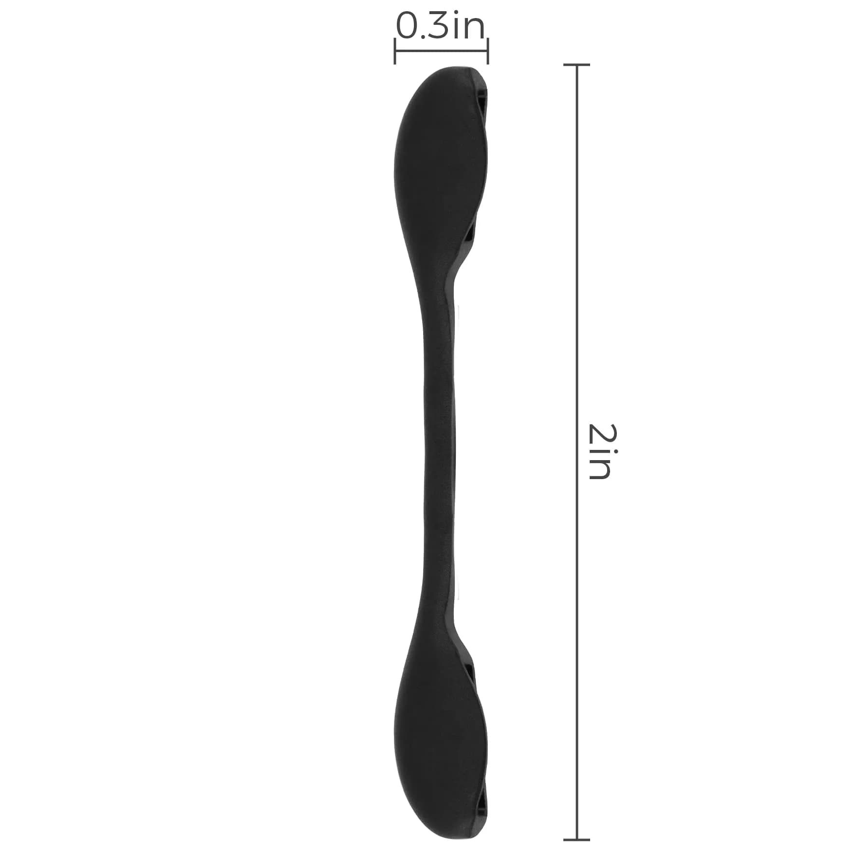 HILEEN Replacement Nose Pads for Oakley Sunglasses | 51mm x 8mm Black Silicone (2-Pack) - view 3