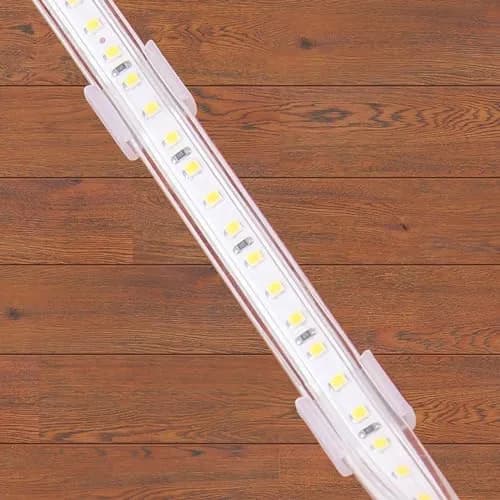 MECCANIXITY Waterproof LED Strip Mounting Clips Fit 10-12mm Strip | Translucent Polypropylene, 50pcs thumbnail 5