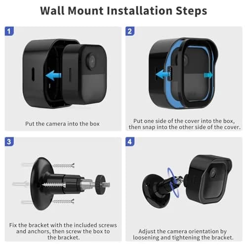 Pefecon Blink Outdoor Camera Mount, Sync Module Mount for Blink Module, 1 Pack | Adjustable Weatherproof Bracket thumbnail 8