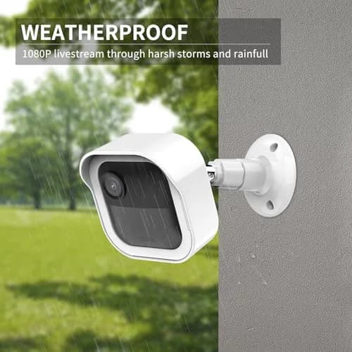 Pefecon White Mount Bracket for Blink Outdoor Cameras | 360° Adjustable, Weatherproof, Easy Install thumbnail 5
