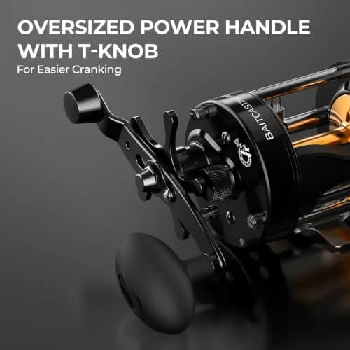 KastKing Rover Round Baitcasting Reel, 60 Size, Right, Black | Power & Durability for Freshwater & Saltwater thumbnail 9