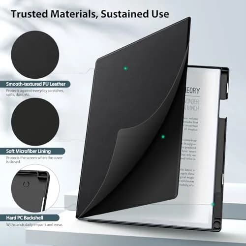 TiMOVO Black Case for Remarkable 2 10.3" (26.16 cm) with Pen Slot | Protective Folio Cover for 2020 Tablet thumbnail 2
