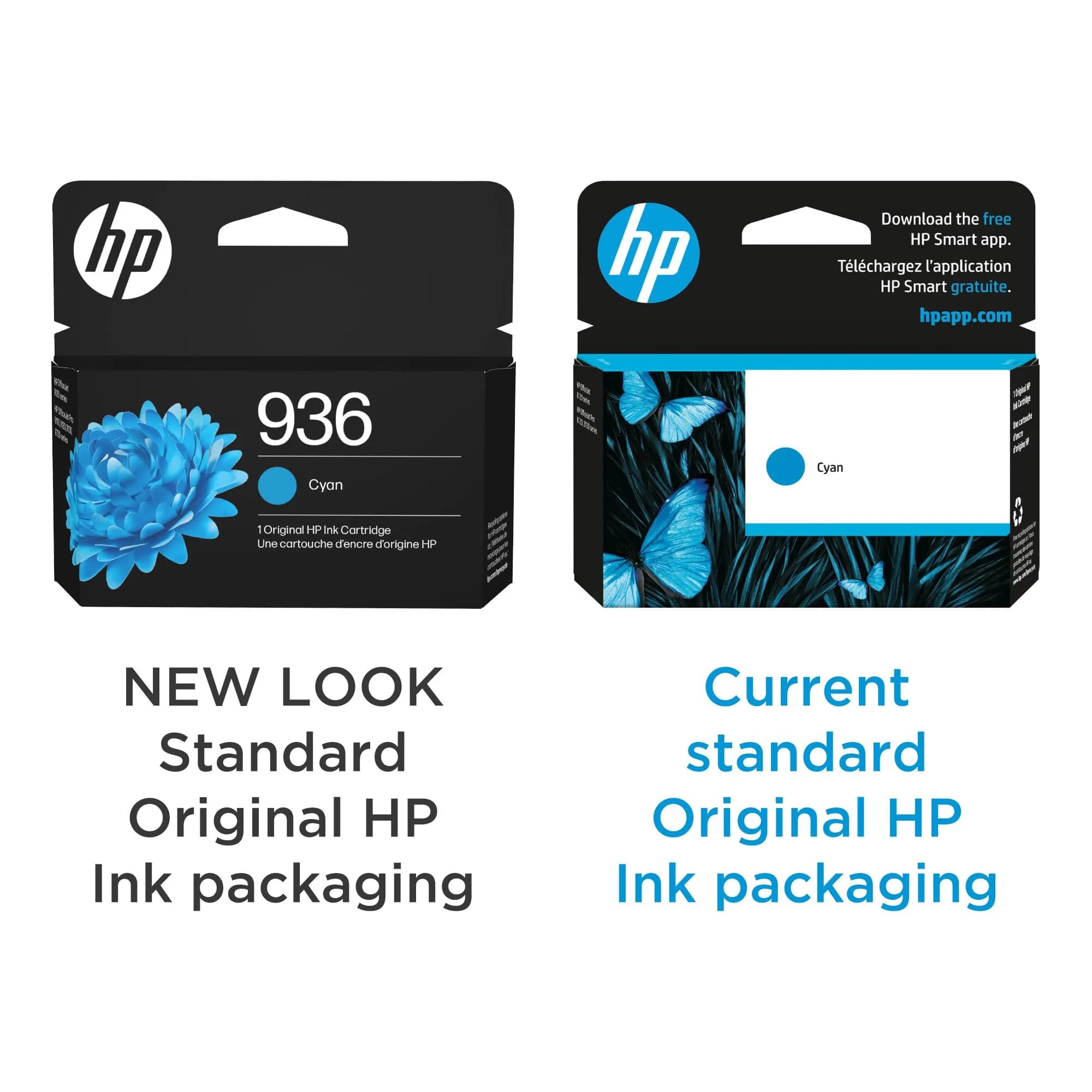 HP 936 Cyan Ink Cartridge | Fade Resistant Ink for Vibrant Prints | 800 Page Yield - view 3