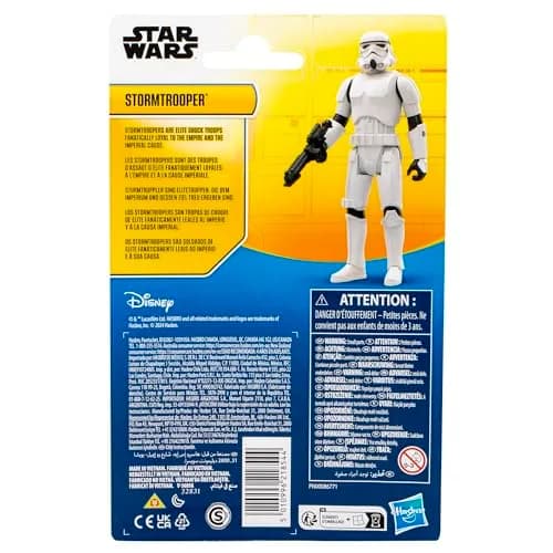 STAR WARS Epic Hero Series Stormtrooper 4-Inch (10 cm) Action Figure with Blaster Accessory | Poseable Play for Kids 4+ thumbnail 5