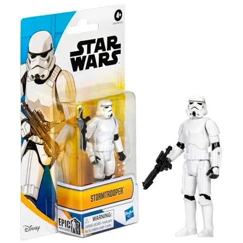 STAR WARS Epic Hero Series Stormtrooper 4-Inch (10 cm) Action Figure with Blaster Accessory | Poseable Play for Kids 4+ thumbnail 3