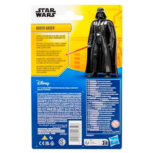 STAR WARS Epic Hero Series Darth Vader 4-Inch (10 cm) Action Figure with Lightsaber | Poseable Toy for Kids Ages 4+ thumbnail 5