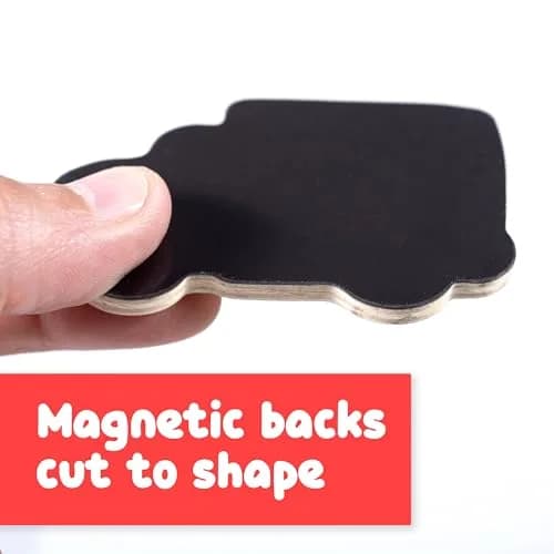 Spark & Wow Wooden Magnets, Transport | 20 Colorful Transportation Shapes for Kids thumbnail 5