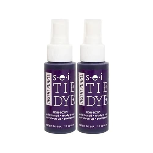 S·E·I Desert Purple Tie Dye Spray Bottle 2oz (59ml) | Permanent Fabric Dye for Clothing & Crafts thumbnail 1