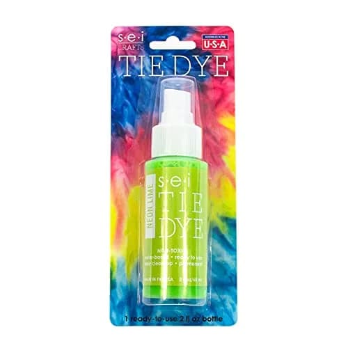 S·E·I Neon Lime Tie Dye Spray Bottle 2oz (59ml) | Permanent Clothing Dye for Fabrics thumbnail 4