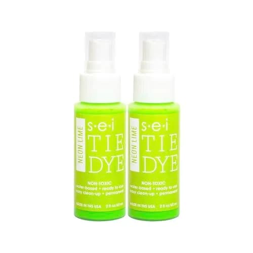 S·E·I Neon Lime Tie Dye Spray Bottle 2oz (59ml) | Permanent Clothing Dye for Fabrics thumbnail 1