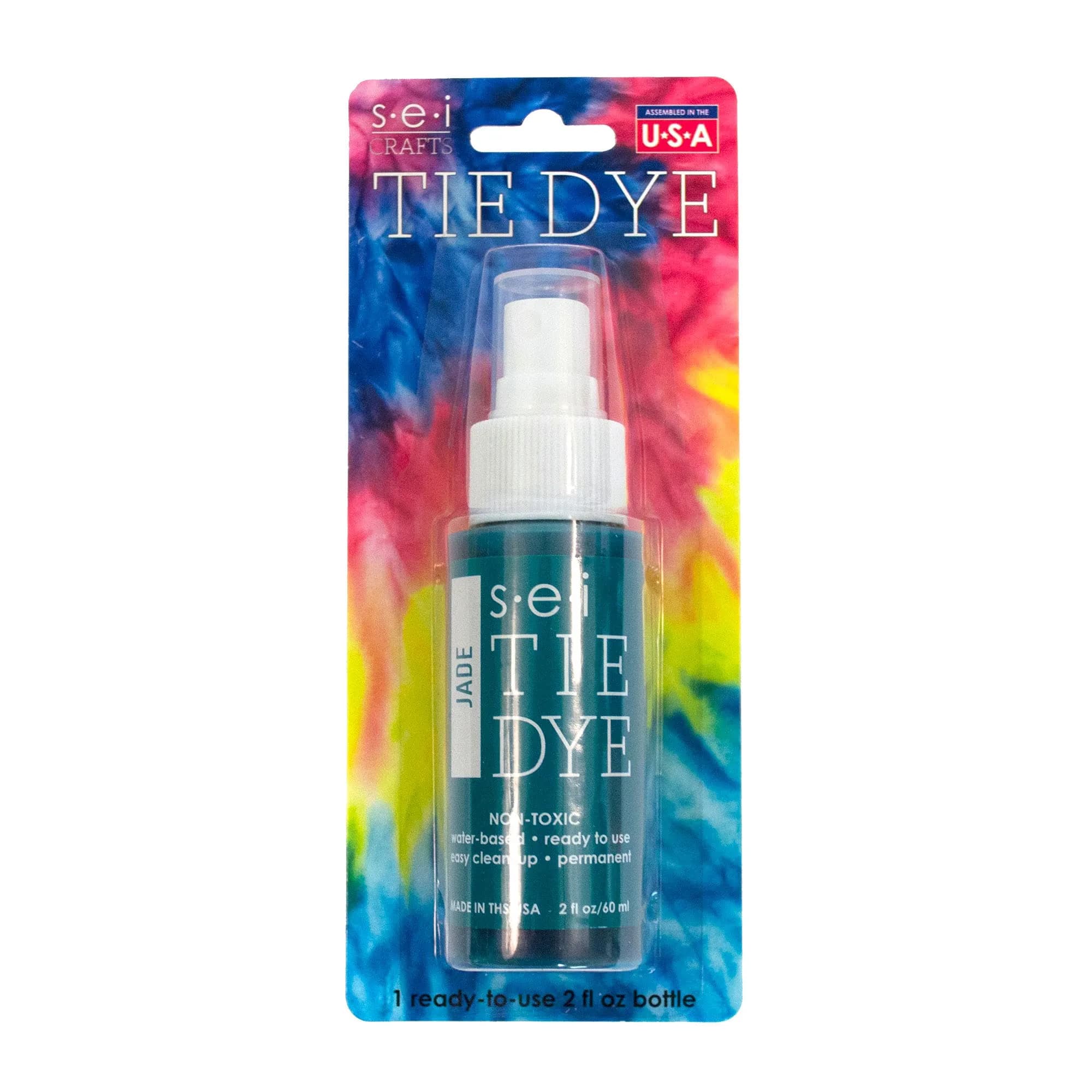 S·E·I Jade Tie Dye Spray Bottle 2oz (59ml) | Non-Toxic Permanent Fabric Dye for Clothing - view 4