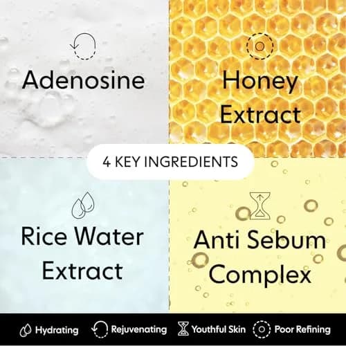 LOOPS Weekly Reset - Rejuvenating Korean Hydrogel Face Masks, 5pc | Hydrates & Refines Pores thumbnail 5