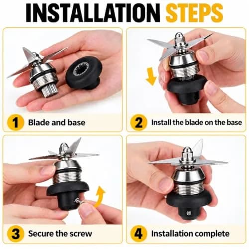 Opzour Blender Drive Socket Kit for NutriBullet RX NB-301S 1700W | Restores Power & Blending thumbnail 5