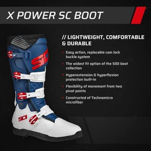 Sidi X Power SC Off-Road Motorcycle Boots | Ultra-Light, Durable & Versatile (70-120 chars) thumbnail 7